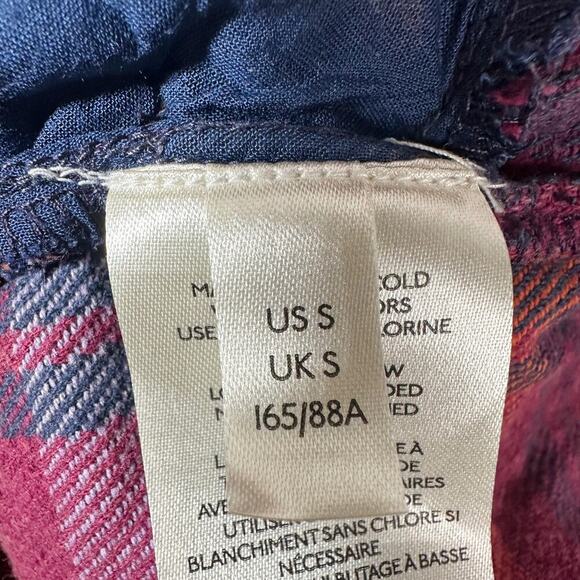 Free People Colorful Plaid Button-Up Blouse - Picture 4 of 11